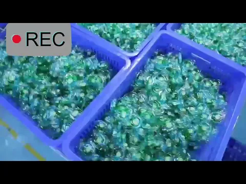 Laundry detergent pods production plant