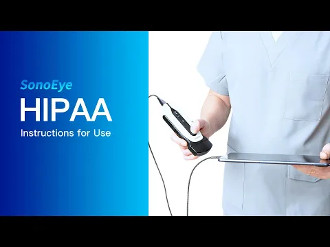 SonoEye Operation Guide-Hipaa