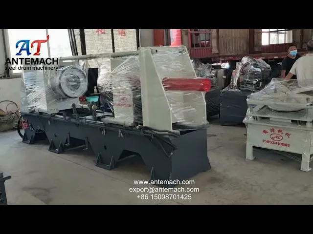 Línea de producción completa de tambor de acero/barril de acero de 200 litros | ANTEMACH